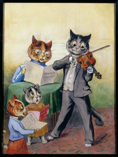 Die musikalische Familie von Louis Wain