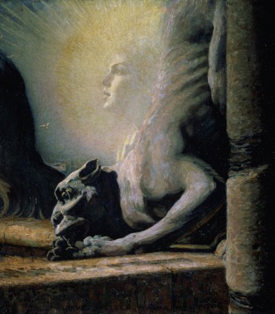 Die Sphinx und die Chimäre, 1906 von Louis Welden Hawkins