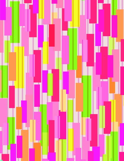 Gestreifte Box (digital) von Louisa Hereford