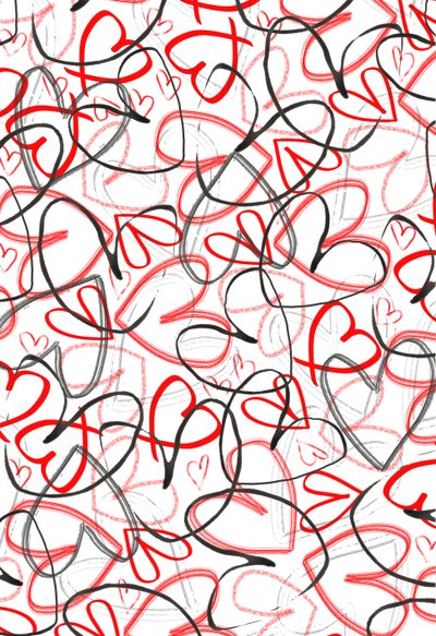Herzen, 2015, Digitale Medien von Louisa Hereford