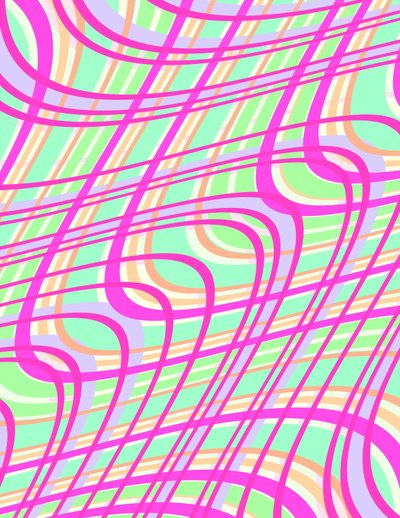 Swirly Check, 2011 von Louisa Hereford