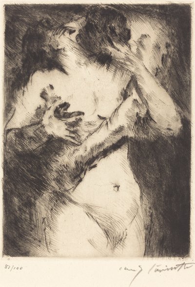 Der Kuss von Lovis Corinth