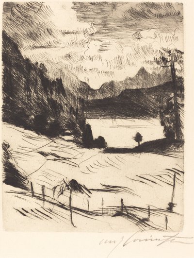 Der Walchensee von Lovis Corinth