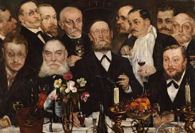Die Logenbrüder von Lovis Corinth