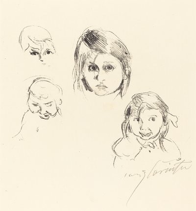 Kinderköpfe von Lovis Corinth