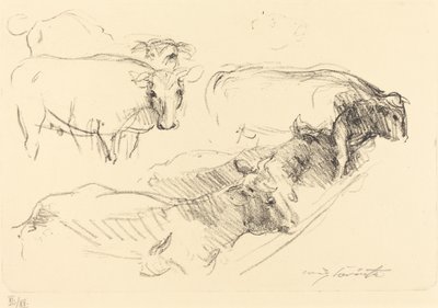 Kühe von Lovis Corinth