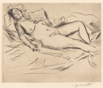 Schlafende von Lovis Corinth