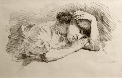 Schlafende von Lovis Corinth