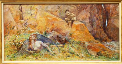Pan und Chimäre von Luc Oliver Merson
