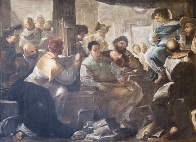 Christus unter den Ärzten von Luca Giordano
