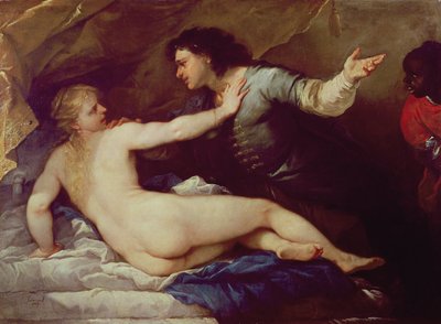Lucretia und Tarquin von Luca Giordano