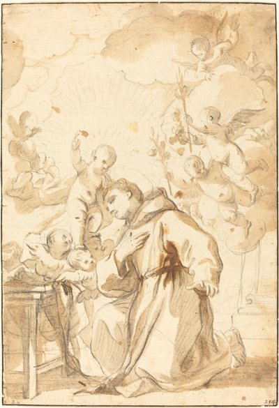 Heiliger Antonius von Padua von Luca Giordano