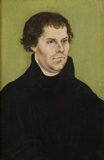 Porträt von Martin Luther, 1527 von Lucas Cranach the Elder
