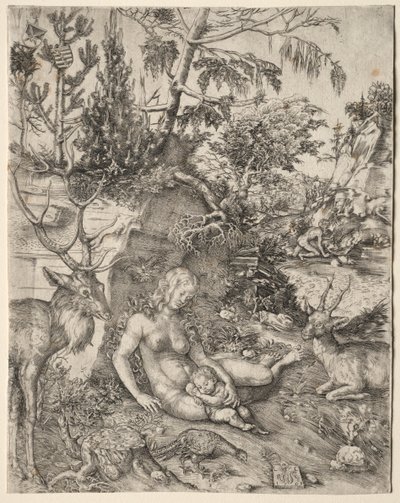 Die Buße des Heiligen Johannes Chrysostomus von Lucas Cranach
