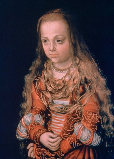 Eine Prinzessin von Sachsen, ca. 1517 von Lucas Cranach the Elder