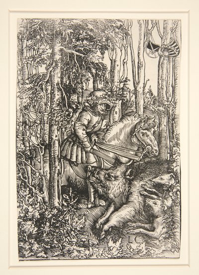 Jäger tötet einen Wildschwein von Lucas Cranach the Elder