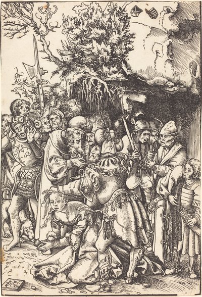 Das Martyrium der Heiligen Barbara von Lucas Cranach the Elder