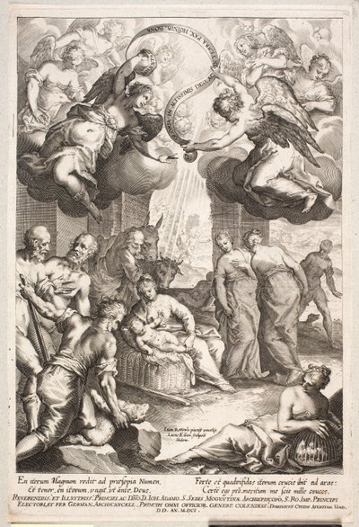 Die Anbetung der Hirten von Lucas Kilian