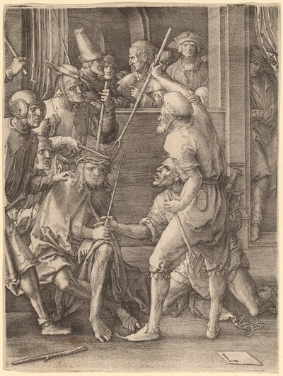 Christus mit Dornenkrone von Lucas van Leyden