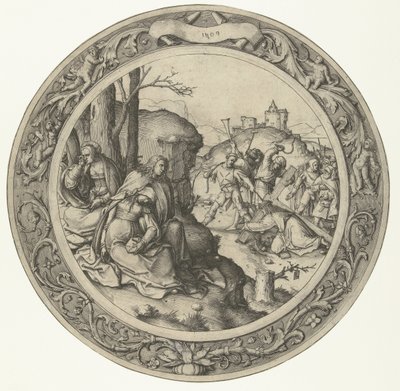 Die Kreuztragung, De Ronde Passie (Serientitel) von Lucas van Leyden