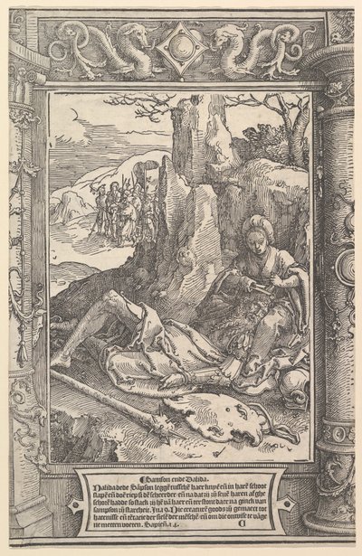 Samson und Delilah von Lucas van Leyden