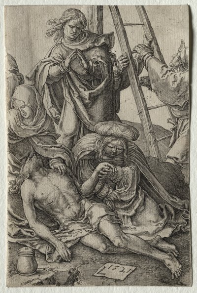 Die Passion: Abnahme vom Kreuz von Lucas van Leyden