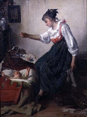 Mit Baby spielen von Lucien Gerard