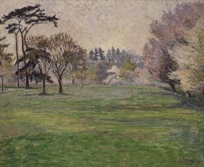 Blüte, Sonne und Nebel: Chipperfield von Lucien Pissarro