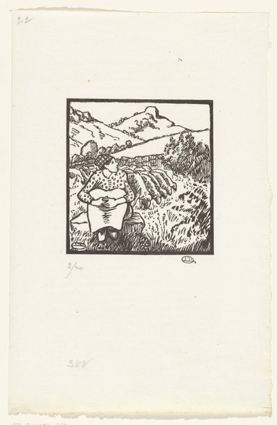 Hirtin von Lucien Pissarro