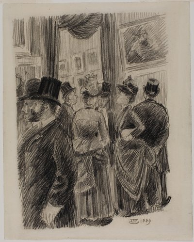 In der Galerie von Lucien Pissarro