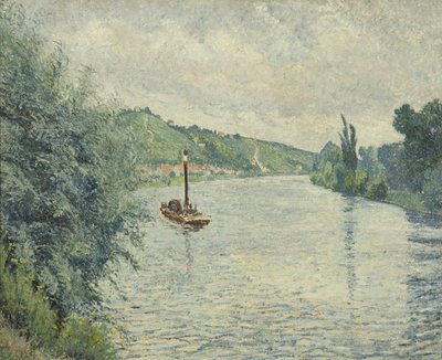 Das Lastkahn von Lucien Pissarro