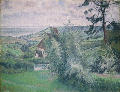 Weiden, Fischteich, Dorset von Lucien Pissarro