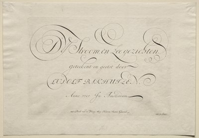 Der Fluss IJ und Meereslandschaften von Ludolf Backhuysen