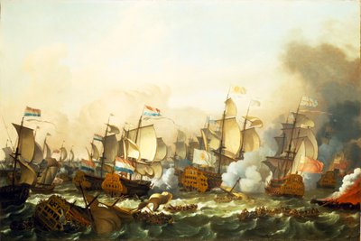 Die Schlacht von Barfleur von Ludolf Bakhuizen