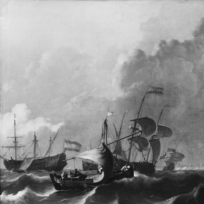 Das IJ bei Amsterdam von Ludolf Bakhuysen