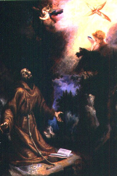 St. Franziskus empfängt die Stigmata von Ludovico Cardi Cigoli