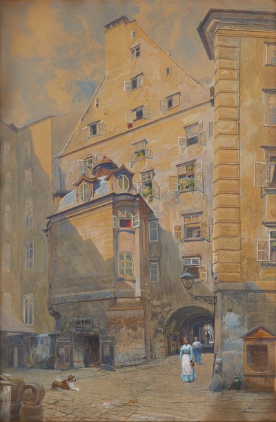 Der Dreifaltigkeitshof in Wien von Ludwig Hans Fischer