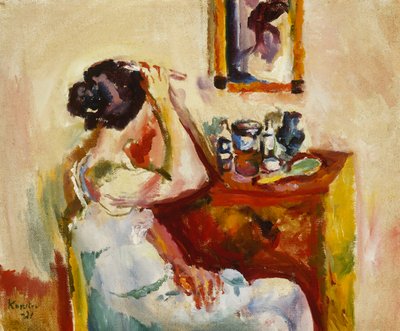 Morgentoilette; Morgenvask, 1921 von Ludvik Peter Karsten