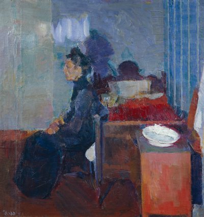 Frau im Schlafzimmer von Ludvik Peter Karsten