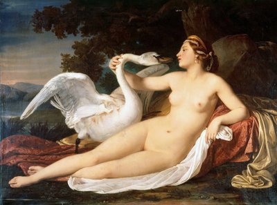 Leda und der Schwan, 1840-1850 von Luigi Mussini