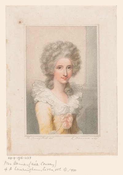 Porträt des Bildhauers Anne Seymour Damer von Luigi Schiavonetti