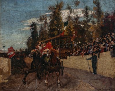 Pferderennen von Luigi Serena