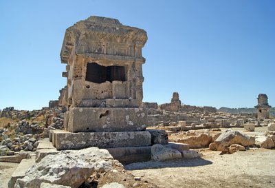 Säulengrab, Xanthos, Türkei von Lycian