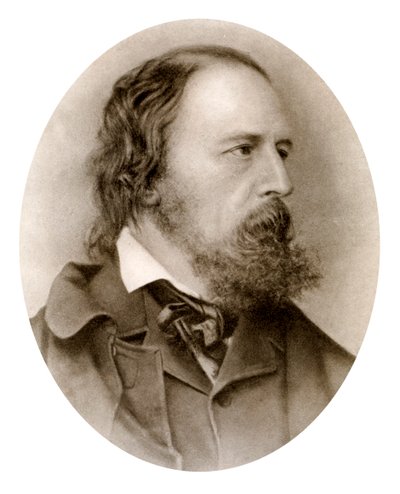Alfred, Lord Tennyson, englischer Dichter von M Arnault