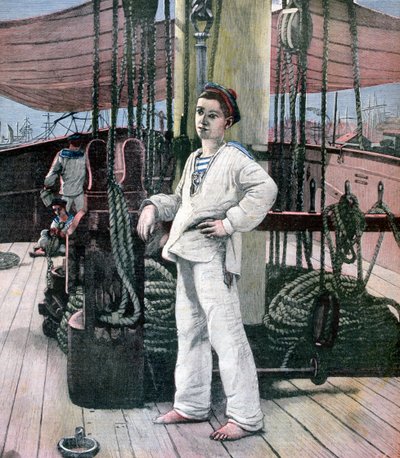 Der Schiffsjunge, 1891 von M Brun