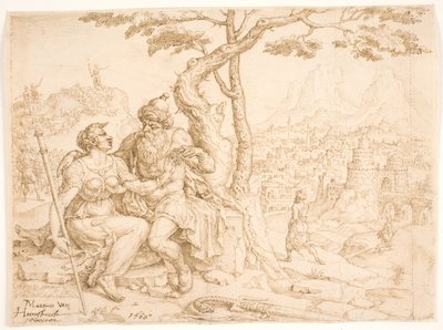 Juda und Tamar von Maarten van Heemskerck