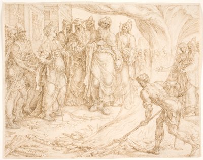Tamar gibt sich zu erkennen von Maarten van Heemskerck