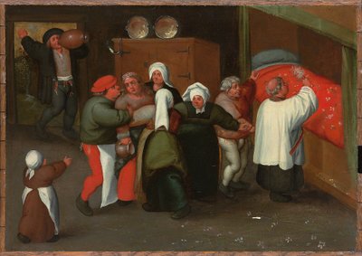 Der Segen der Ehe von Maerten van Cleve