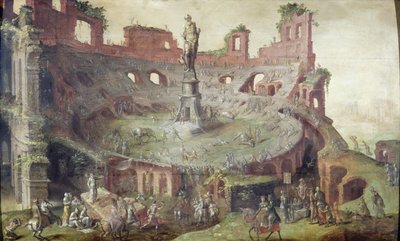 Antiker Stierkampf, 1552 von Maerten van Heemskerck