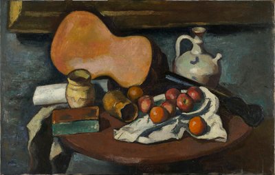 Stillleben mit Gitarre, 1920er Jahre von Manuel Ortiz de Zárate